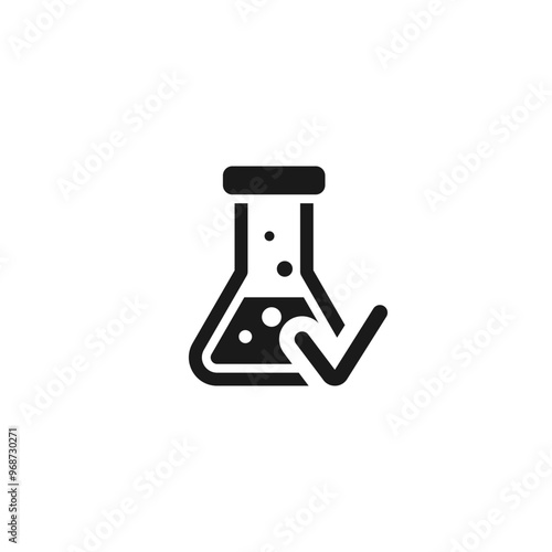 Chemicals free. Approved for use. Chemical safe logo, lbel, sign, badge or emblem. Vector