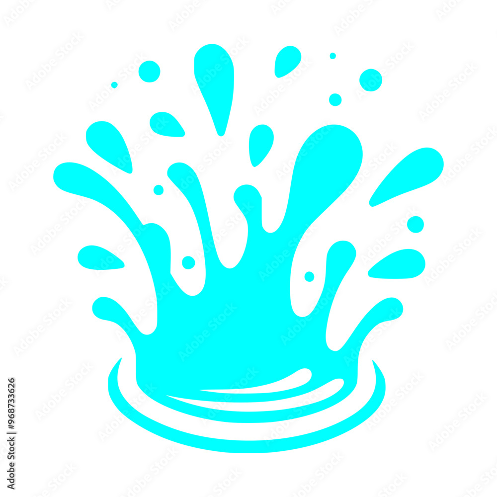 Fototapeta premium Energetic Water Splash