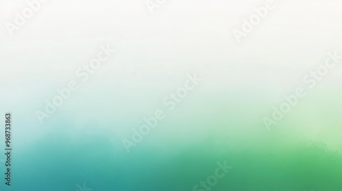 Soft gradient transitioning from light greens to soft blues creating a refreshing aesthetic color shift photo