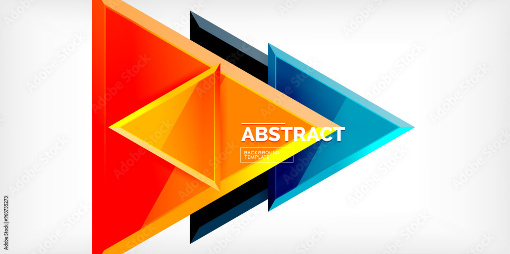 Abstract background - glossy triangles. Vector Illustration For Wallpaper, Banner, Background, Card, Book Illustration, landing page Abstract background - glossy triangles. Vector Illustration For Wallpaper, Banner, Background, Card, Book Illustration, landing page