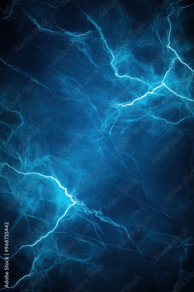 Abstract Blue Lightning Background Abstract Blue Lightning Background
