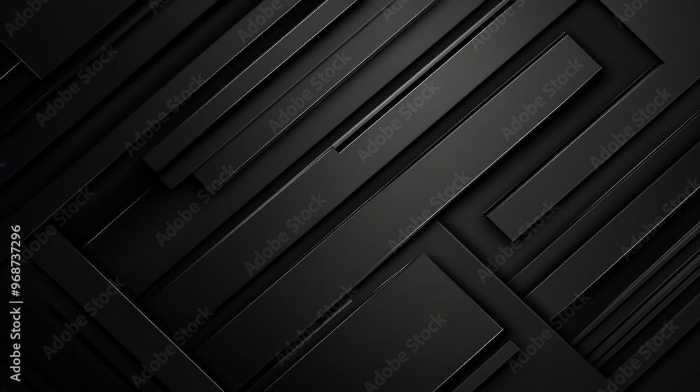 Abstract Black Geometric Pattern Background Abstract Black Geometric Pattern Background