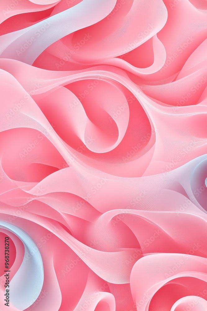 Fototapeta premium Abstract Pink and Blue Swirls