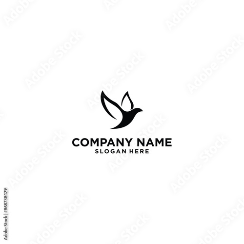 Bird logo design vector template