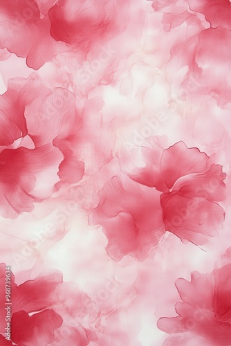 Abstract Pink Floral Watercolor Background
