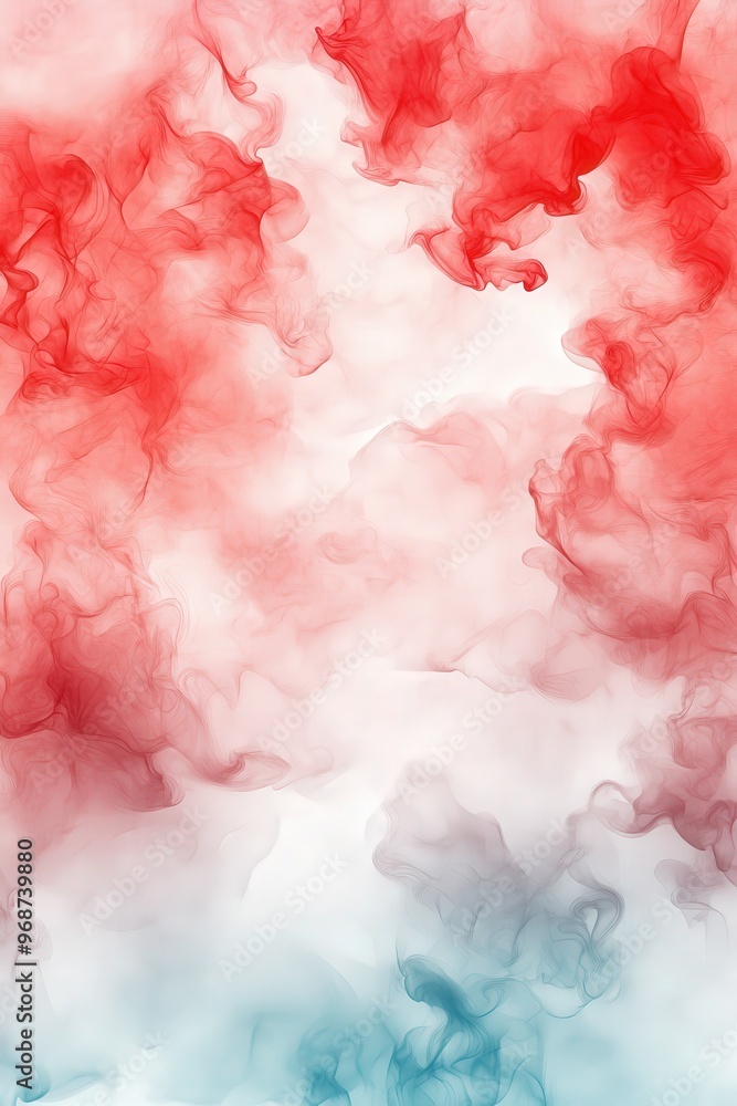 Abstract Red and Blue Smoke Background Abstract Red and Blue Smoke Background