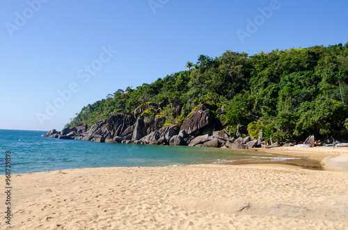 Praia do Jabaquara, Ilha Bela São Paulo Brasil photo