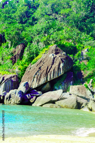 Praia do Jabaquara, Ilha Bela São Paulo Brasil photo