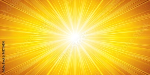 Wallpaper Mural Vibrant yellow background with a burst of radiant light in the center Torontodigital.ca