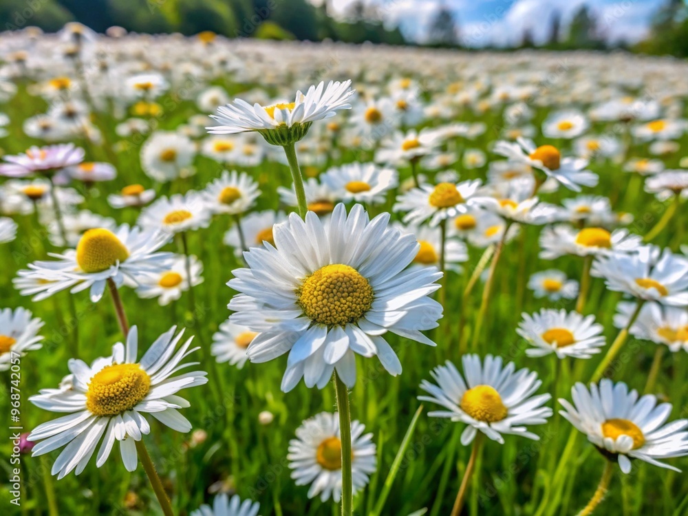daisies in the field daisies in the field