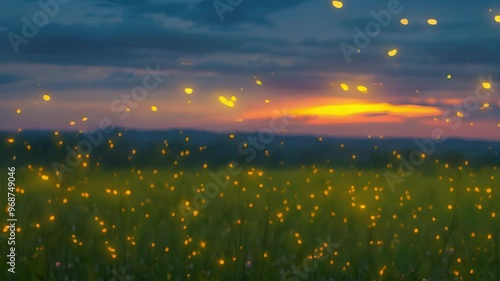 Fireflies at Dusk