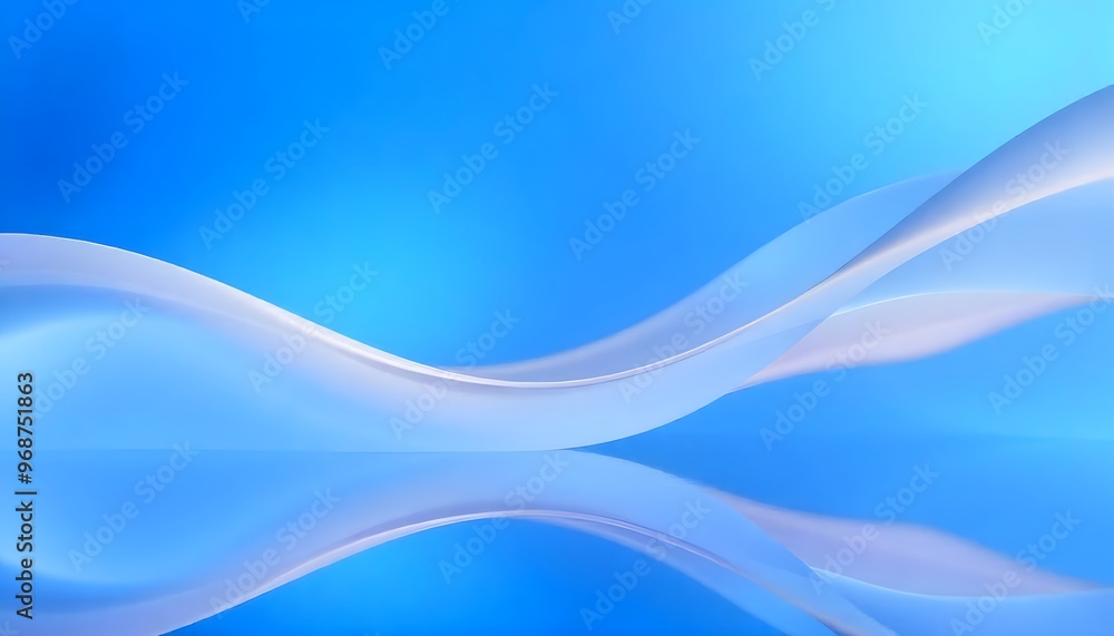 Blue abstract background with soft curves. swirling, blue wave with translucent ripples. Blue abstract background with soft curves. swirling, blue wave with translucent ripples.