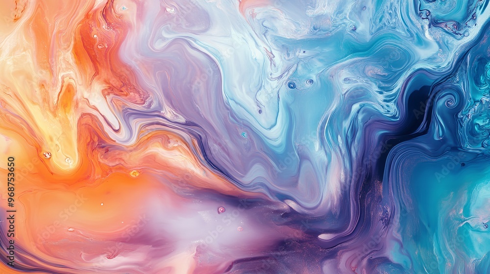 Color liquid ink splash abstract background rainbow art Color liquid ink splash abstract background rainbow art