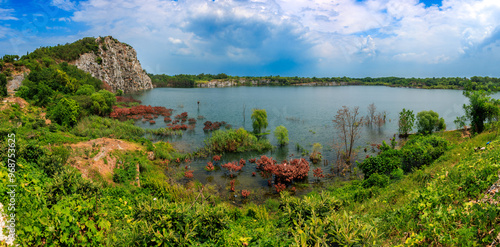 Wallpaper Mural landscape with a lake Torontodigital.ca