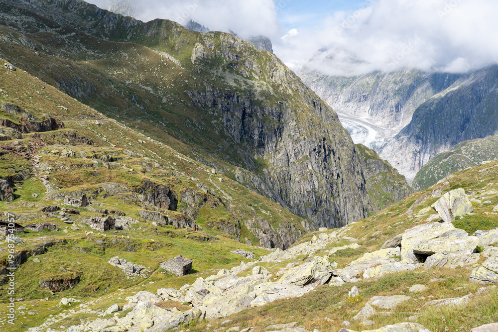 Fototapeta premium Schweiz Aletschgletscher