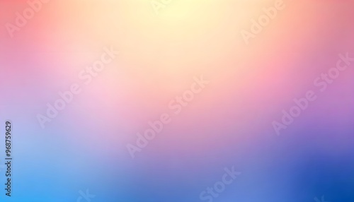 Minimalist blur background with a gentle yellow-to-pink gradient.