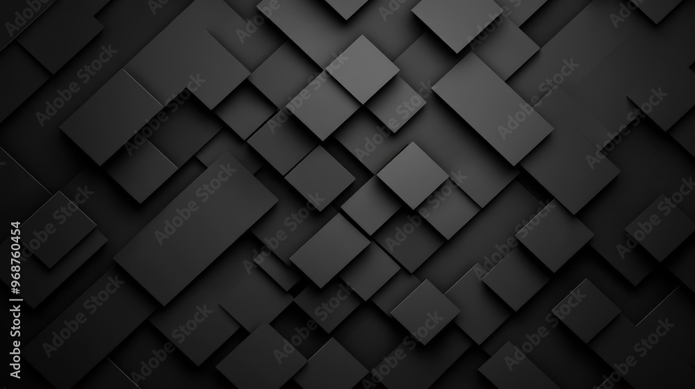 Abstract Black Geometric Pattern Background Abstract Black Geometric Pattern Background