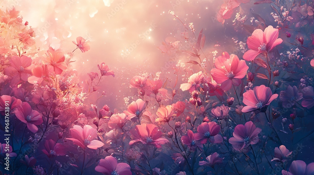 Beautiful flowers in the meadow. Beautiful flowers in the meadow.