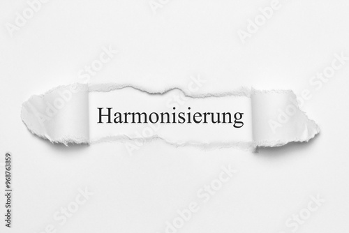 Harmonisierung 