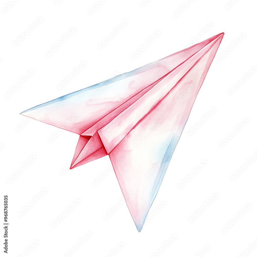 A beautifully crafted paper airplane A beautifully crafted paper airplane