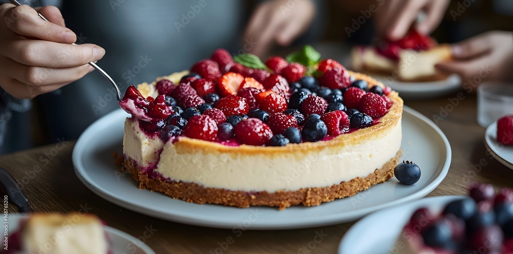 Delicious Berry Cheesecake Delicious Berry Cheesecake