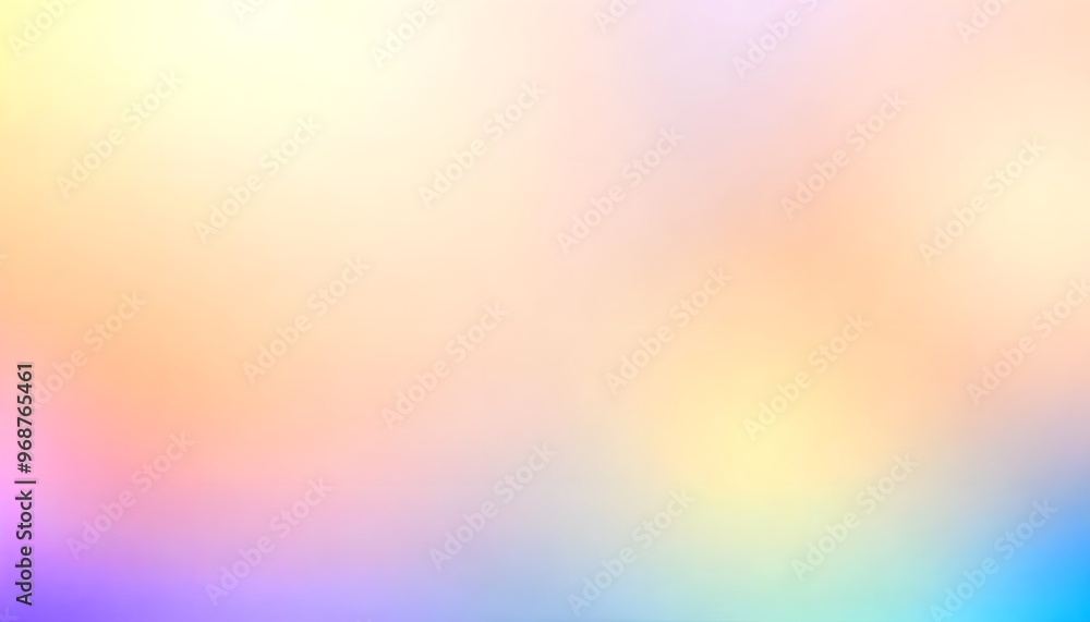 Obraz premium Gradient background with soft blended multicolour background. soft, blurred gradient transitioning from pink to blue.