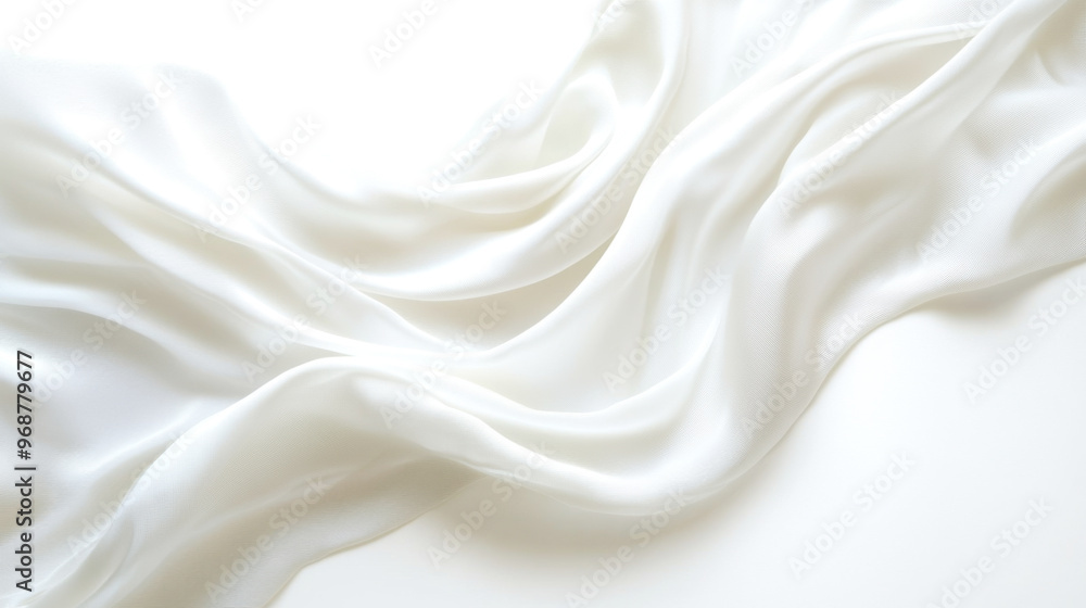 Soft white cloth are simple yet elegant for graphic design or wallpaper. Soft white cloth are simple yet elegant for graphic design or wallpaper.