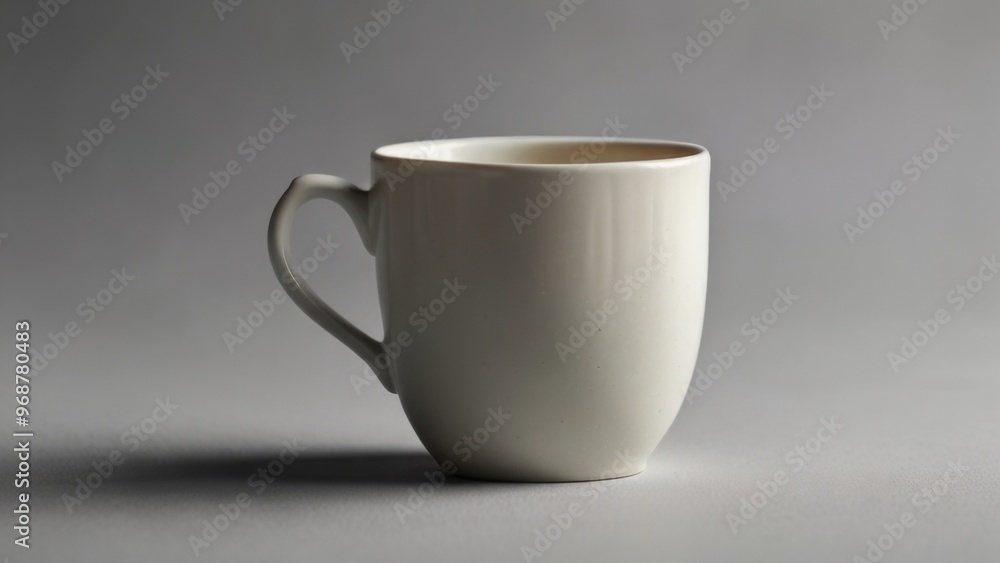 homelike mug with tea on a white background homelike mug with tea on a white background