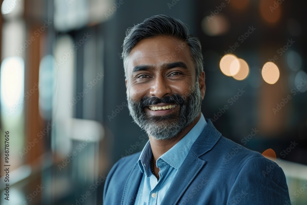 Fototapeta premium Successful diverse professionals in office headshot portrait.