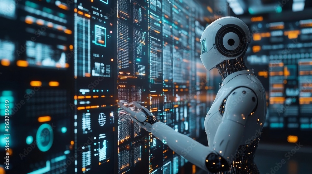 AI-driven personal finance platforms offering real-time investment advice: Users receiving financial recommendations and investment strategies through AI-guided apps. AI-driven personal finance platforms offering real-time investment advice: Users receiving financial recommendations and investment strategies through AI-guided apps.