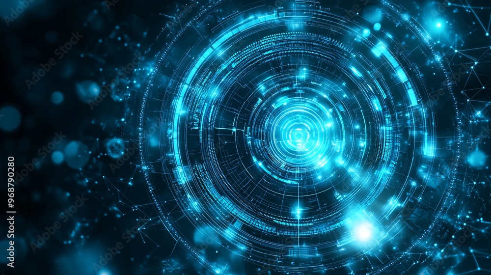 futuristic tech environment Large space for text in center Stock photo with copy space futuristic tech environment Large space for text in center Stock photo with copy space