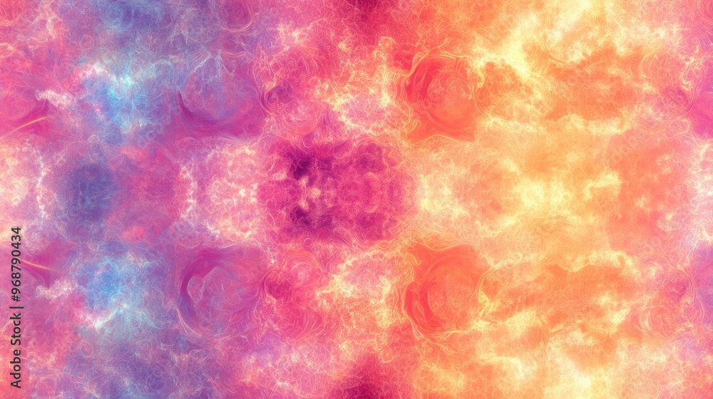 Obraz premium Blurred Background Graphics with Seamless Fractal Patterns