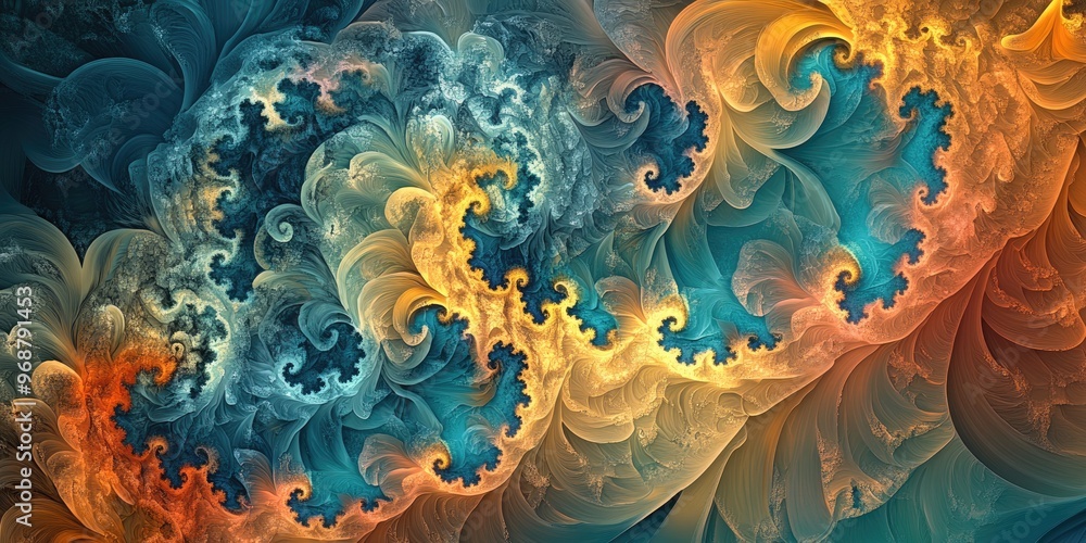 Abstract fractal background featuring a multilayered curl This computer generated image serves as a beautiful backdrop for wallpapers albums posters and creative graphic design projects Abstract fractal background featuring a multilayered curl This computer generated image serves as a beautiful backdrop for wallpapers albums posters and creative graphic design projects