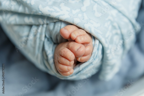 small children's legs, legs of newborn babies