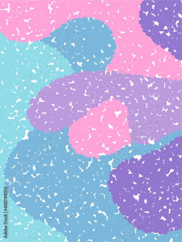 Abstract Background with unicorn|| pink || blue ||purple color pointillism texture