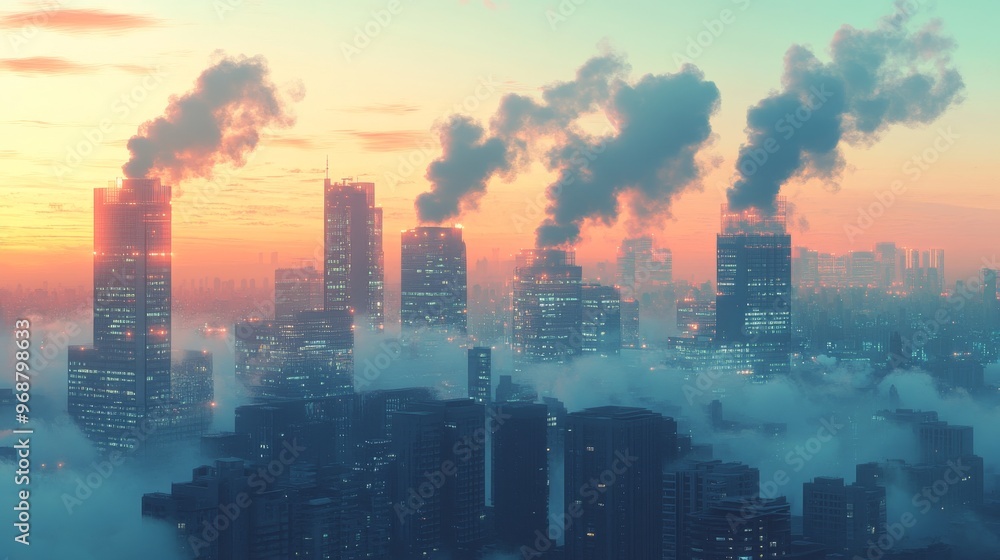 AI-powered pollution control systems in smart cities: Futuristic cities where AI minimizes pollution by adjusting infrastructure. AI-powered pollution control systems in smart cities: Futuristic cities where AI minimizes pollution by adjusting infrastructure.