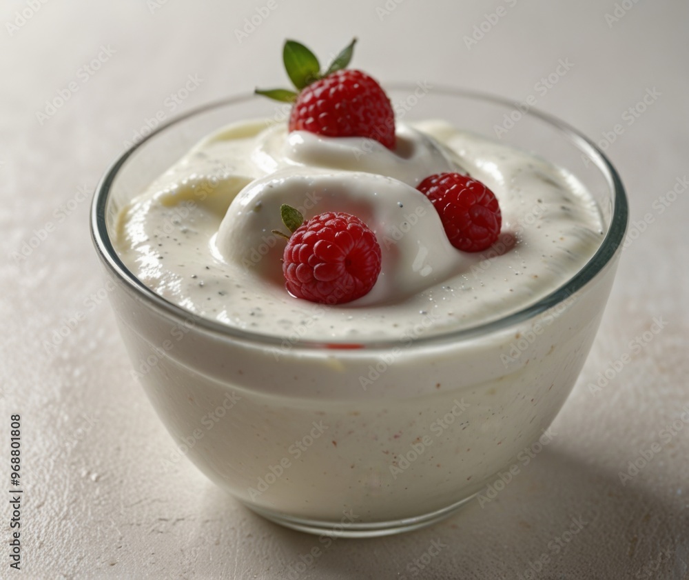 yogurt on a white background yogurt on a white background