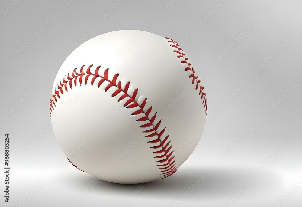 A baseball with red stitching and white stripes and with backgrounds A baseball with red stitching and white stripes and with backgrounds