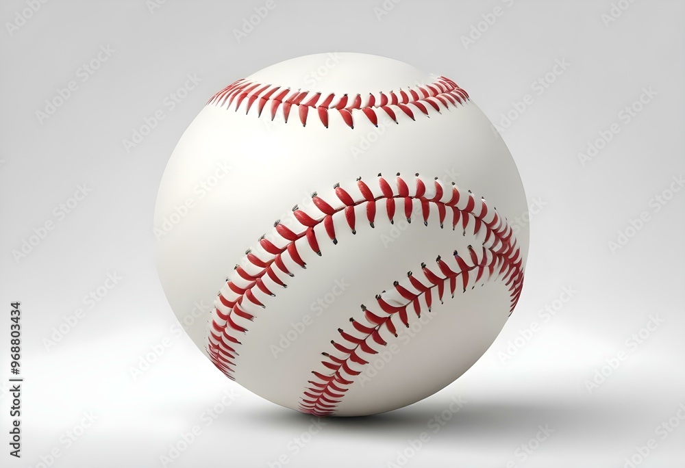 A baseball with red stitching and white stripes and with backgrounds A baseball with red stitching and white stripes and with backgrounds