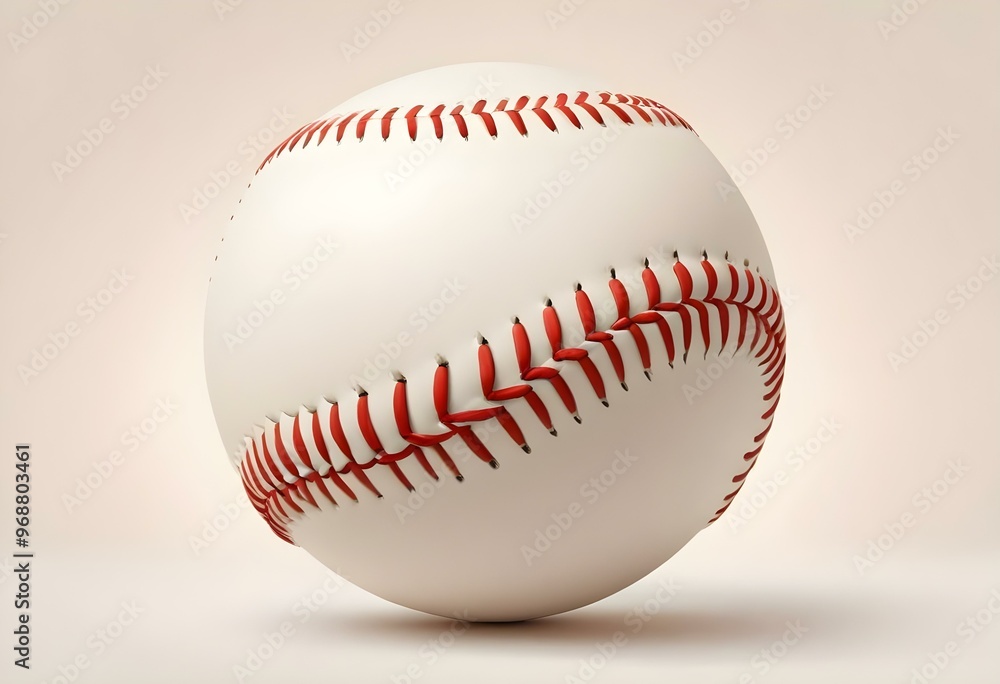A baseball with red stitching and white stripes and with backgrounds A baseball with red stitching and white stripes and with backgrounds
