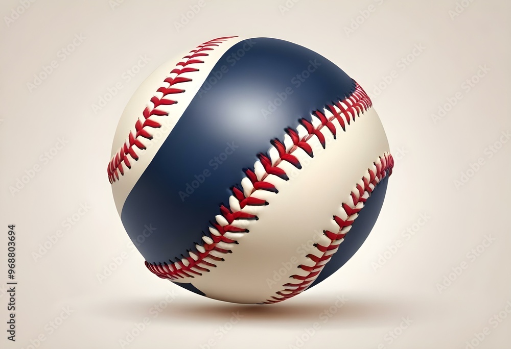 A baseball with red stitching and white stripes and with backgrounds A baseball with red stitching and white stripes and with backgrounds