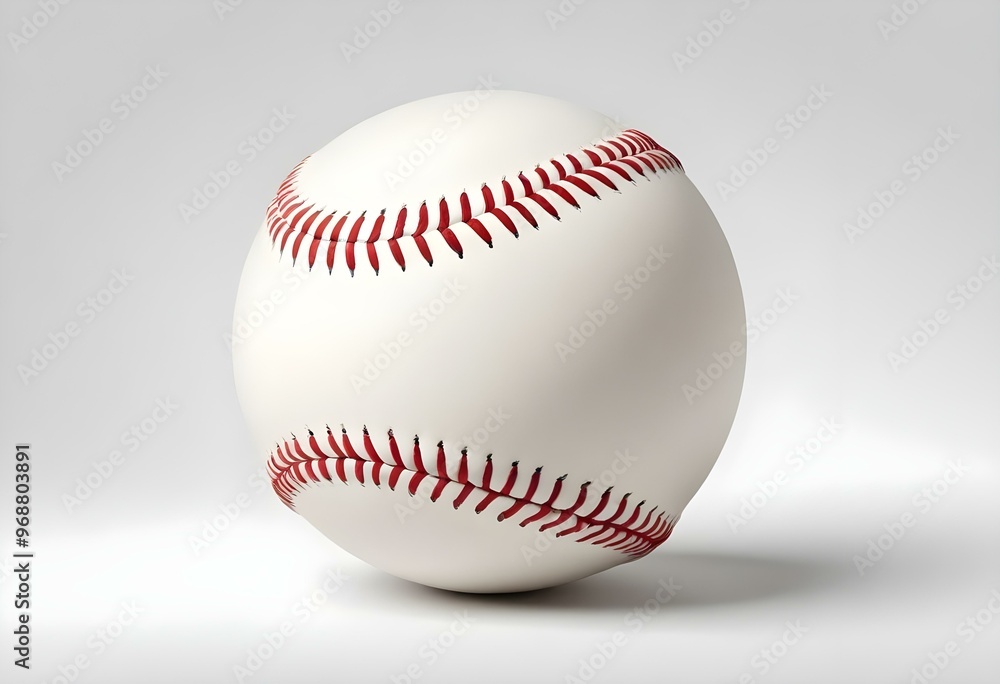 A baseball with red stitching and white stripes and with backgrounds A baseball with red stitching and white stripes and with backgrounds