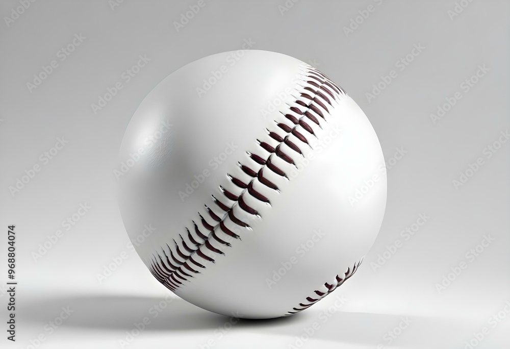 A baseball with red stitching and white stripes and with backgrounds A baseball with red stitching and white stripes and with backgrounds