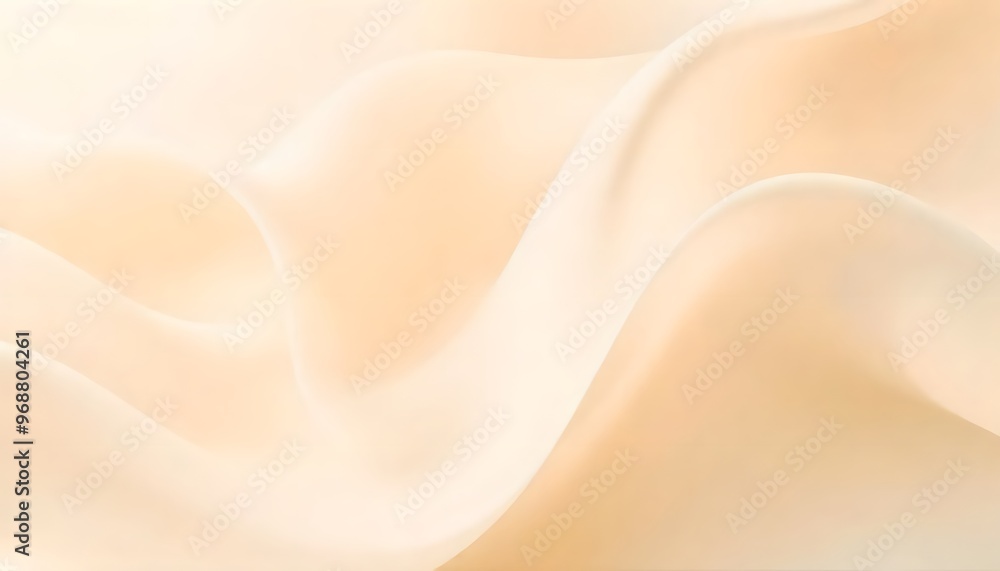 Smooth flowing beige and white abstract waves smooth, peach colored surface with a subtle gradient. Smooth flowing beige and white abstract waves smooth, peach colored surface with a subtle gradient.