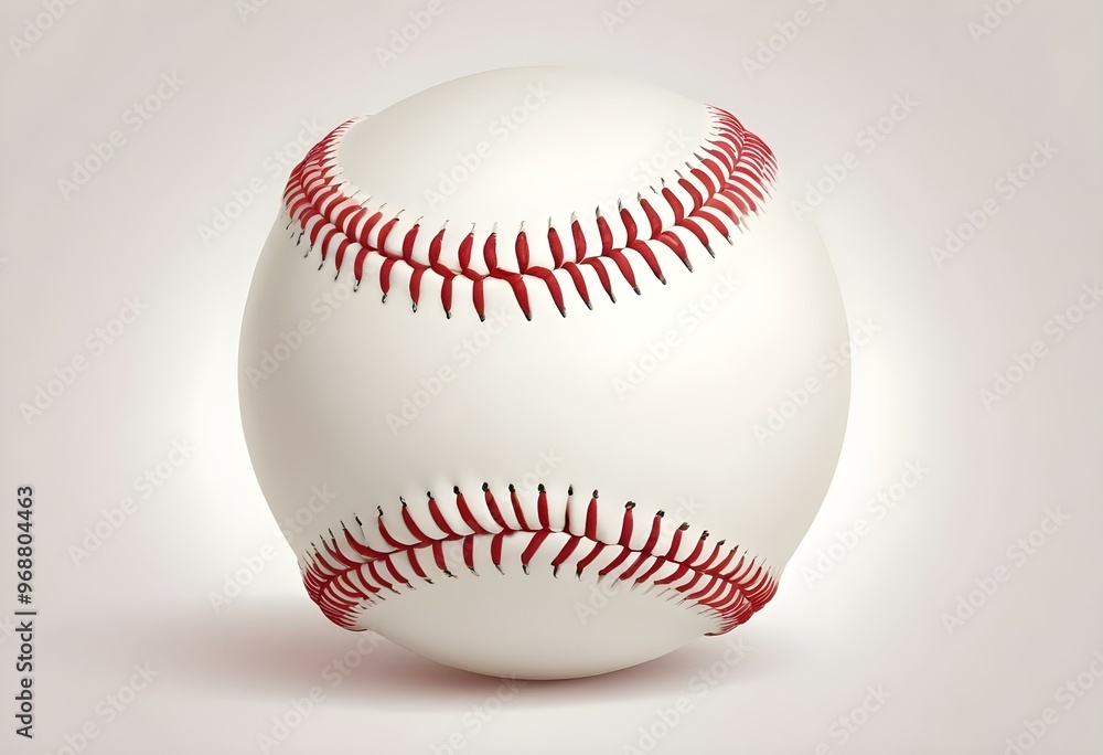 A baseball with red stitching and white stripes and with backgrounds A baseball with red stitching and white stripes and with backgrounds