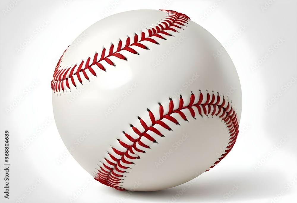 A baseball with red stitching and white stripes and with backgrounds A baseball with red stitching and white stripes and with backgrounds