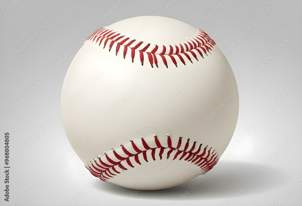 A baseball with red stitching and white stripes and with backgrounds A baseball with red stitching and white stripes and with backgrounds