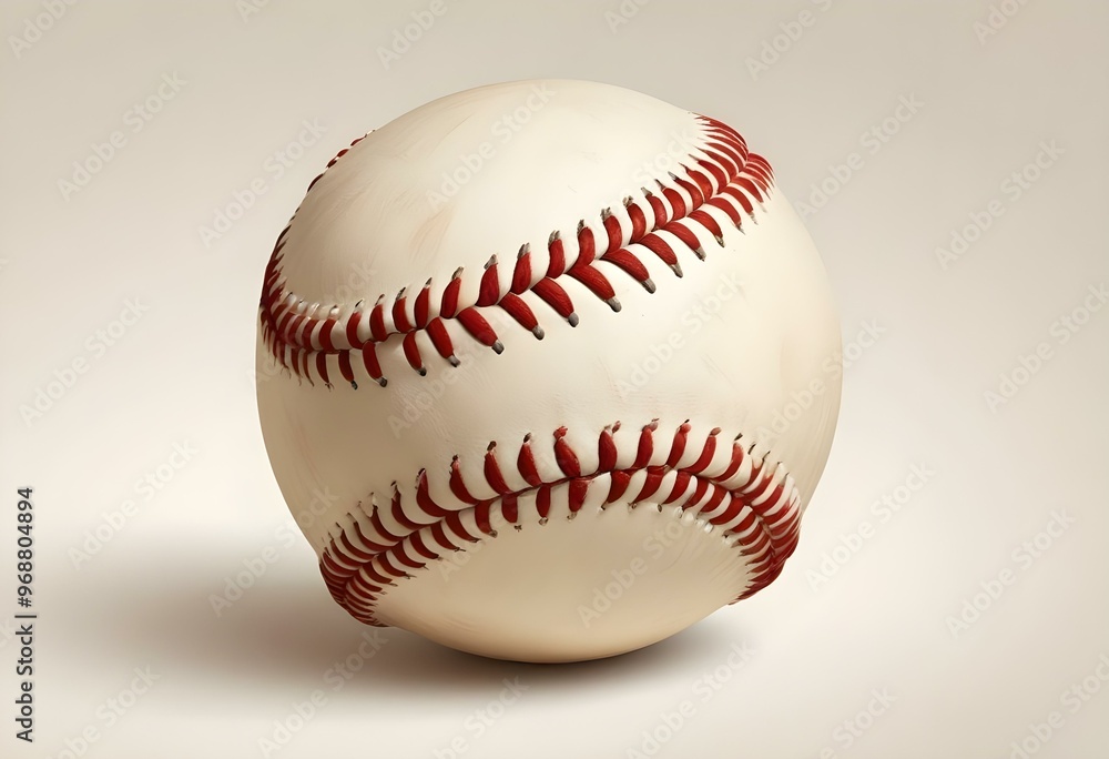 A baseball with red stitching and white stripes and with backgrounds A baseball with red stitching and white stripes and with backgrounds