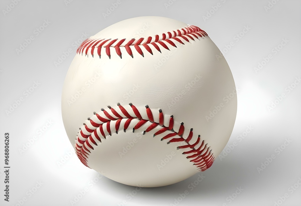 A baseball with red stitching and white stripes and with backgrounds A baseball with red stitching and white stripes and with backgrounds