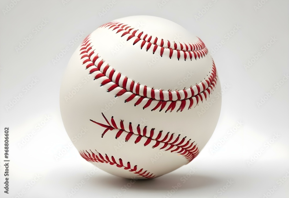 A baseball with red stitching and white stripes and with backgrounds A baseball with red stitching and white stripes and with backgrounds